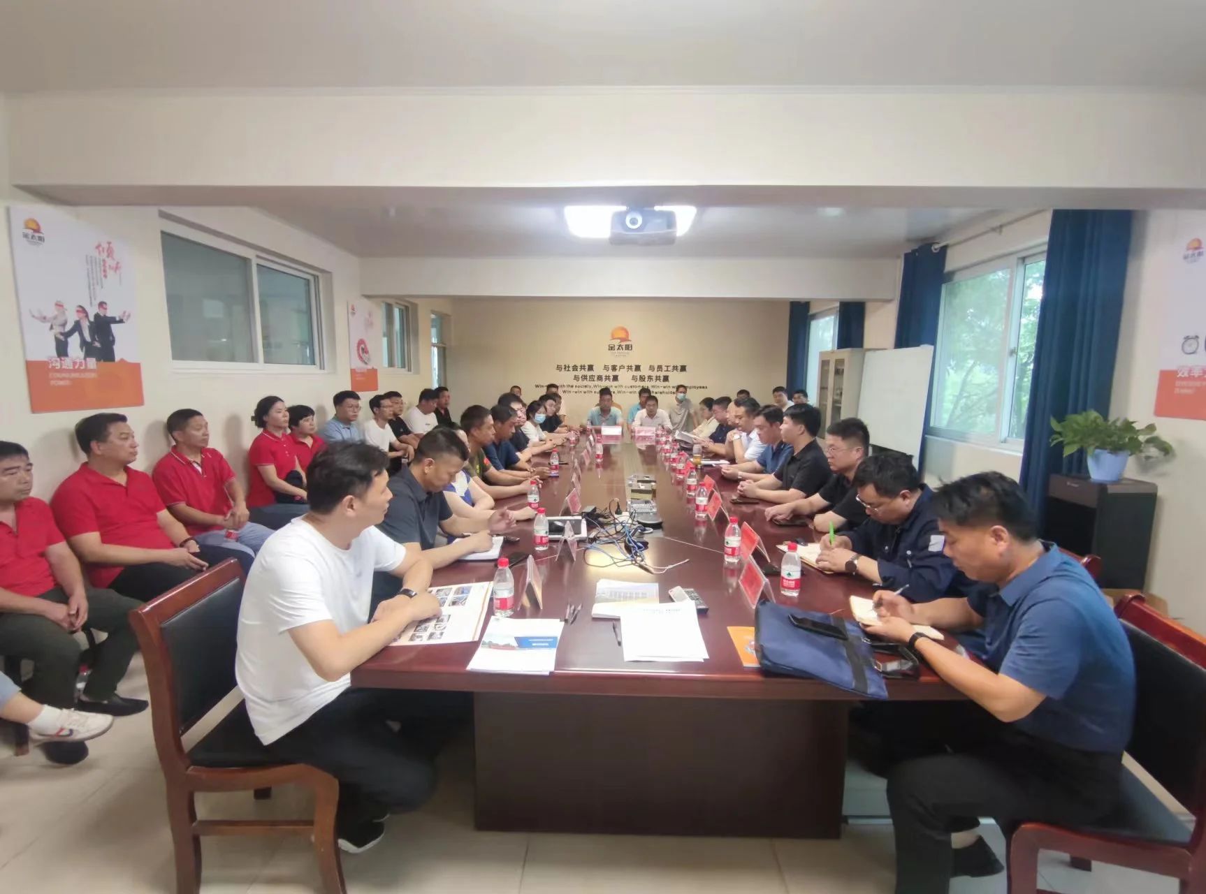 延津縣2023年工貿(mào)企業(yè)防汛應(yīng)急演練在我司舉行！